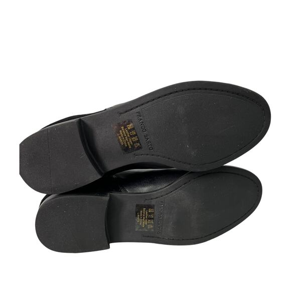 FRANCO SARTO “Marta” Black Leather & Suede Ankle Boots 6.5. NWOT Moto Equestrian - Picture 7 of 10